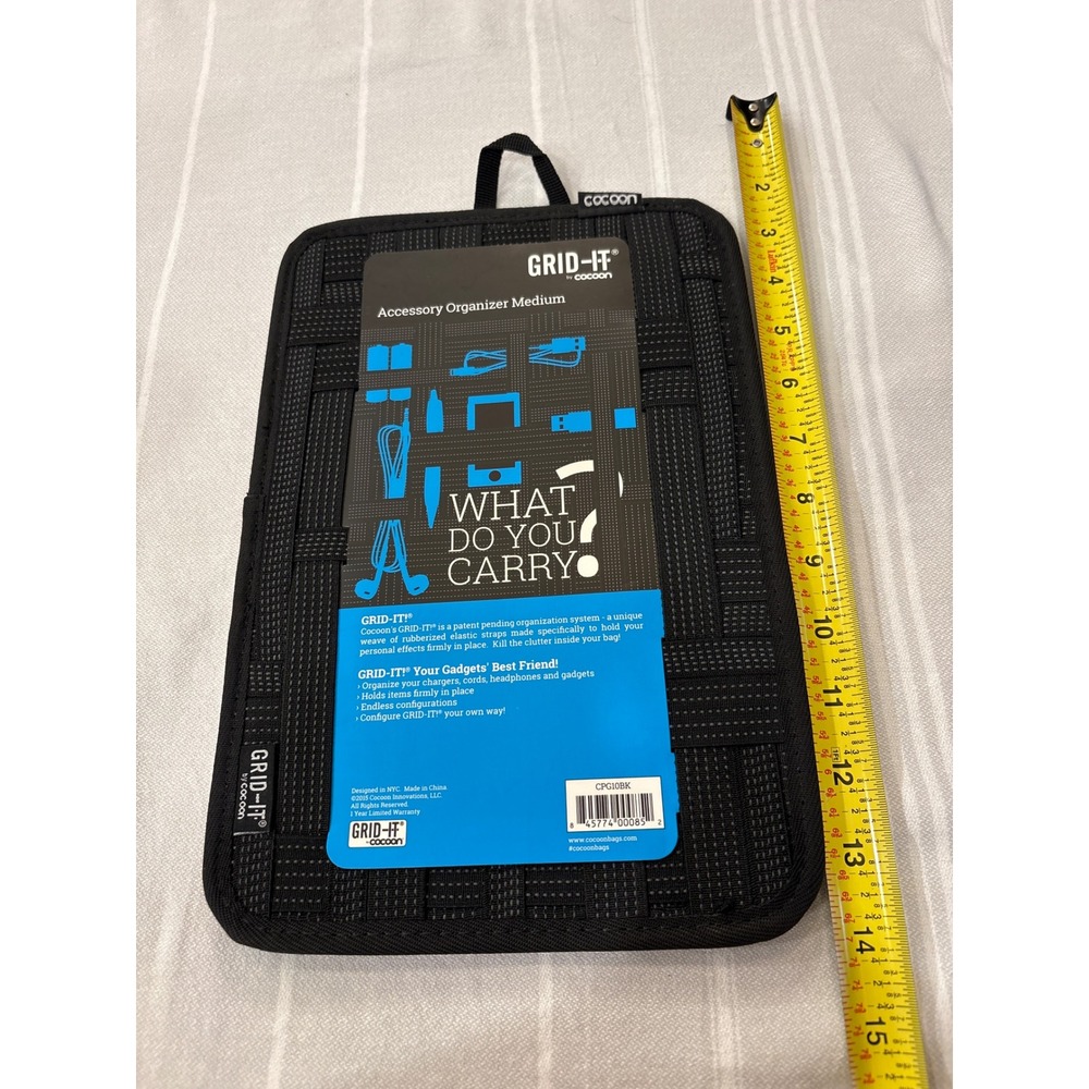 Cocoon GRID-IT Accessory Organizer Medium Black CPG10BK Dell Intel Tech Pouch